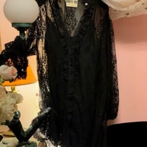 Dress 02: Aniye (36-38), black lace