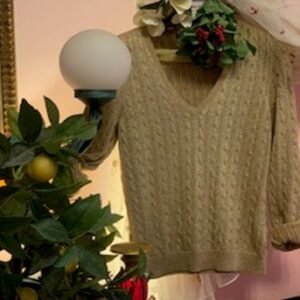 PULL 35 :RALPH LAUREN, GOLD COLOUR (36-38)