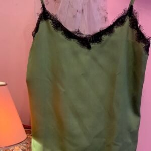 Top 35: Green Camisole Satin Silk (36-38).
