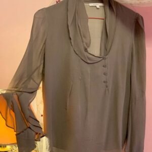 Tops 41: Elegant Beige Muslin Top (36-38)